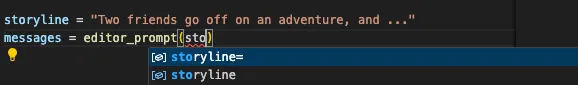 Mirascope Prompt Template Function Autocomplete