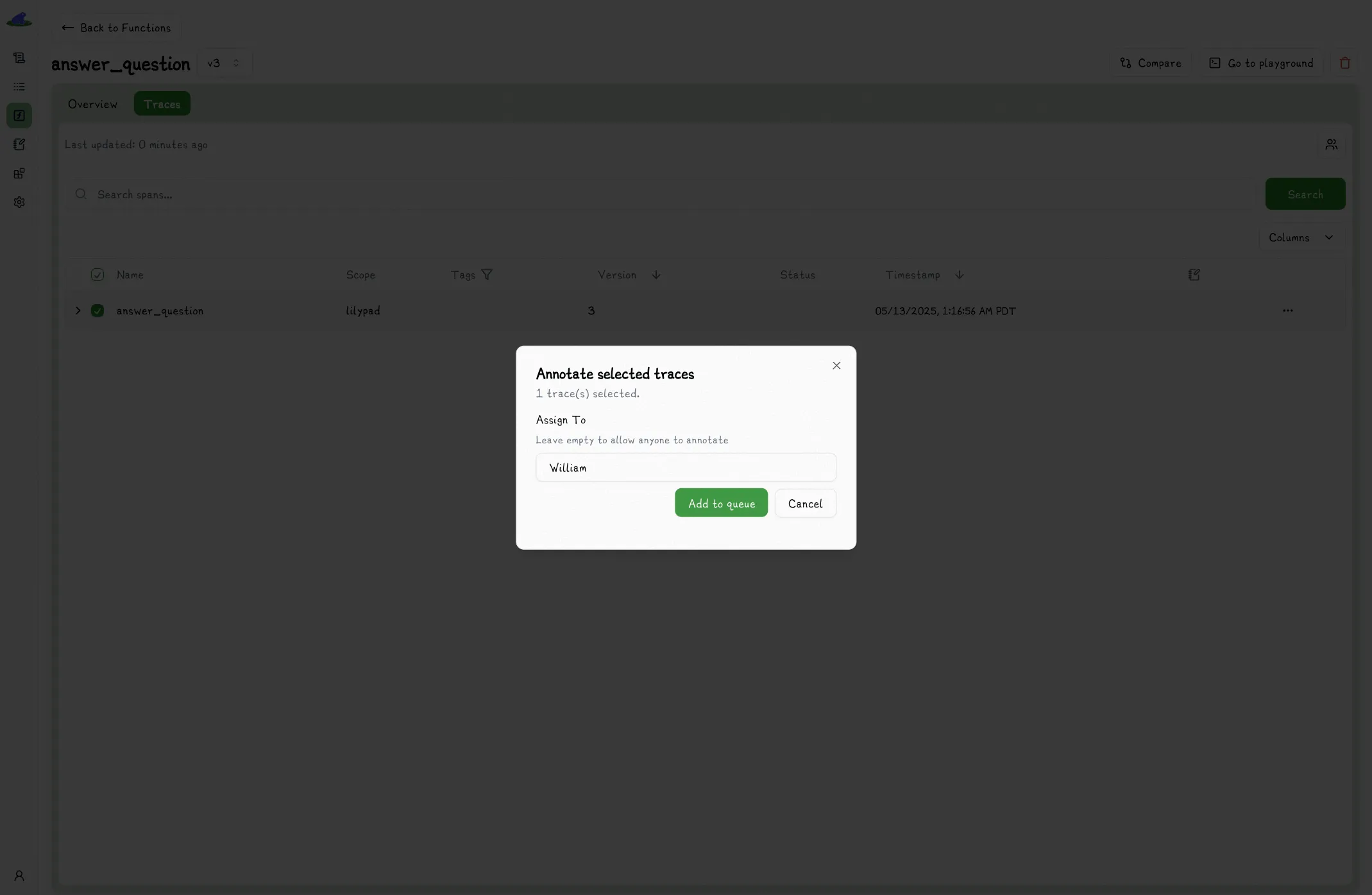 Assign Annotation